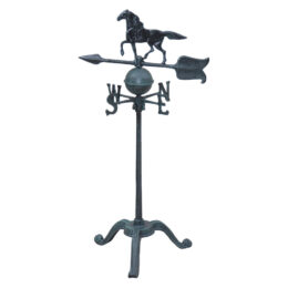 שבשבת רוחות סוס מברזל יצוק דקורטיבית לגינה