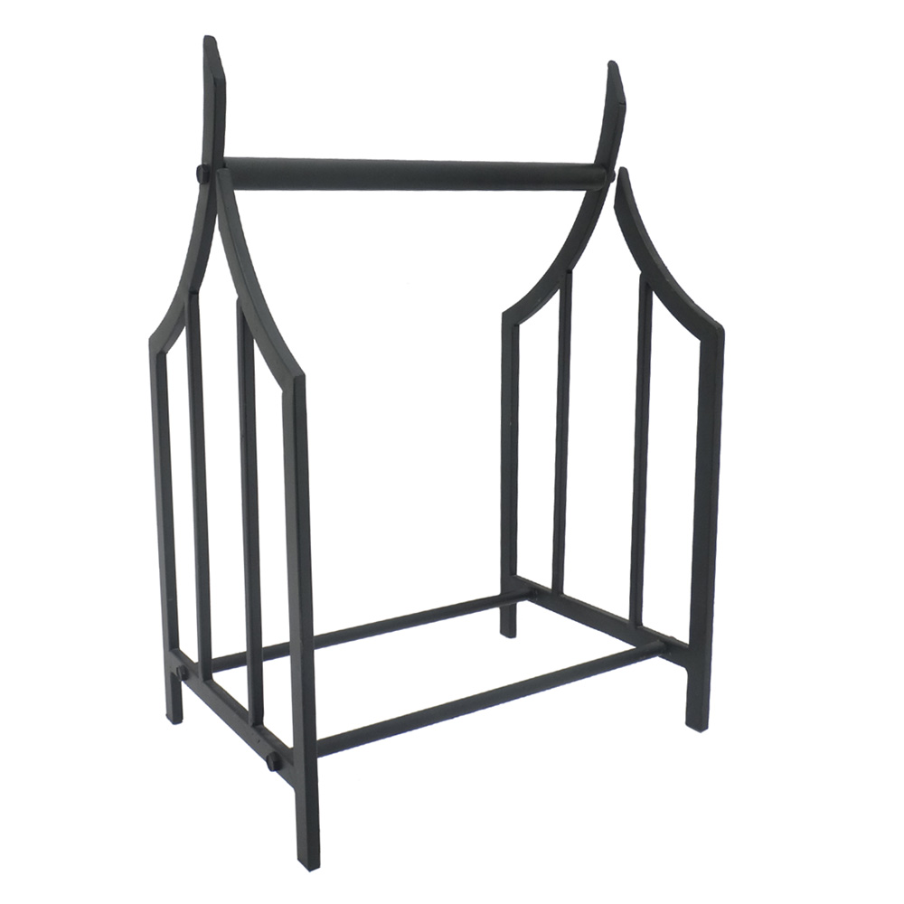 מתקן מעוצב מברזל לאחסון גזעי עץ דגם 98021 – תמונה 2