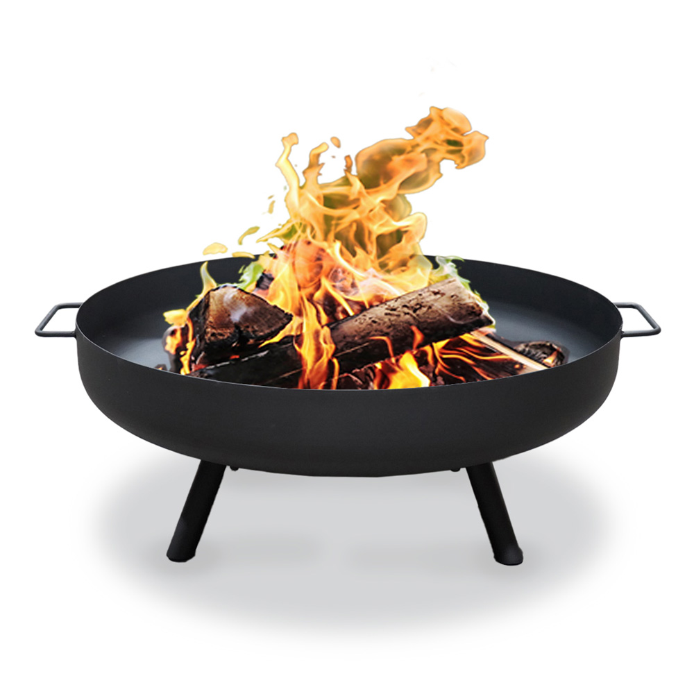 מדורת גן - קערת מדורה ממתכת בקוטר 70 ס"מ לחימום ובישול בגינה דגם 99553 – תמונה 2