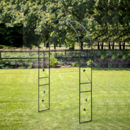 קשת לתמיכת צמחים מטפסים ועיצוב הגינה ממתכת דגם יסמין