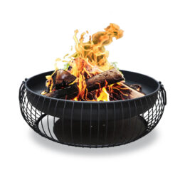 מדורת גן – קערת מדורה מעוצבת בקוטר 80 ס"מ ממתכת לחימום ובישול בגינה דגם 98973