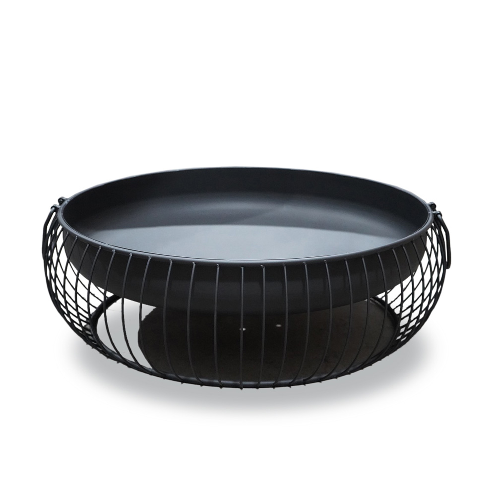 מדורת גן - קערת מדורה מעוצבת בקוטר 80 ס"מ ממתכת לחימום ובישול בגינה דגם 98973 – תמונה 2