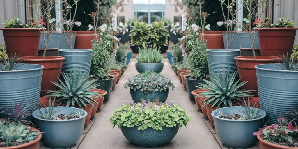 עציצים לגינה