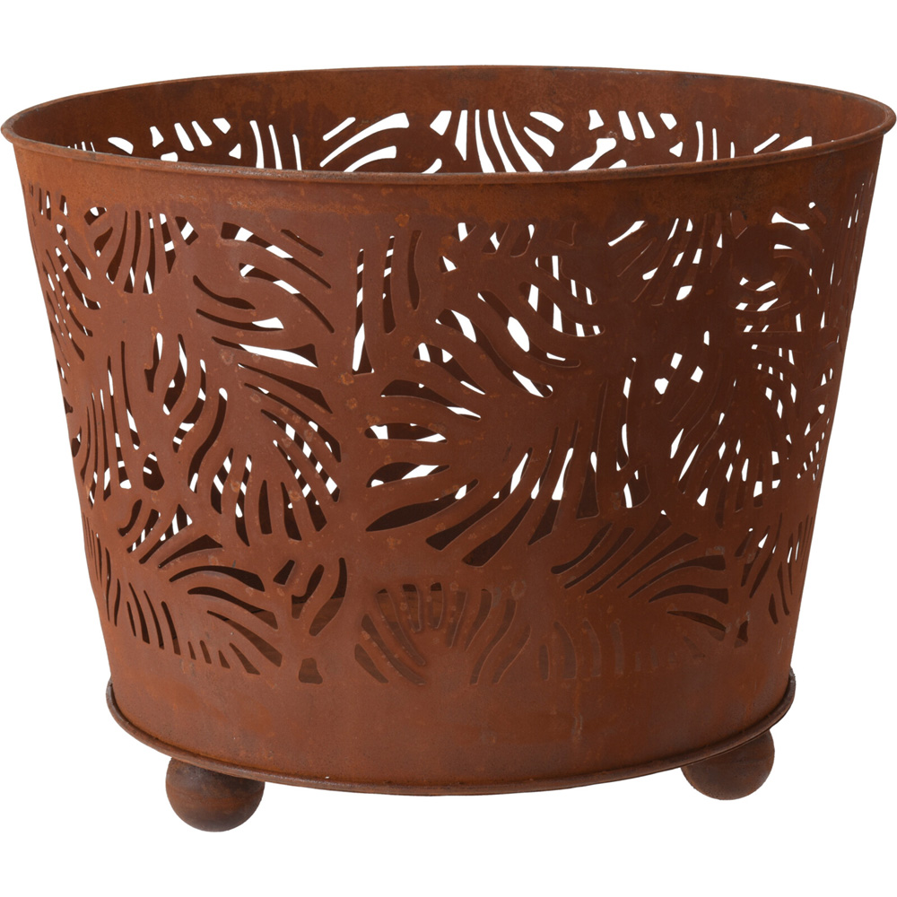 מדורת גן - קערת מדורה 45 ס"מ ממתכת לחימום ובישול בגינה או במרפסת דגם 8000010 – תמונה 3