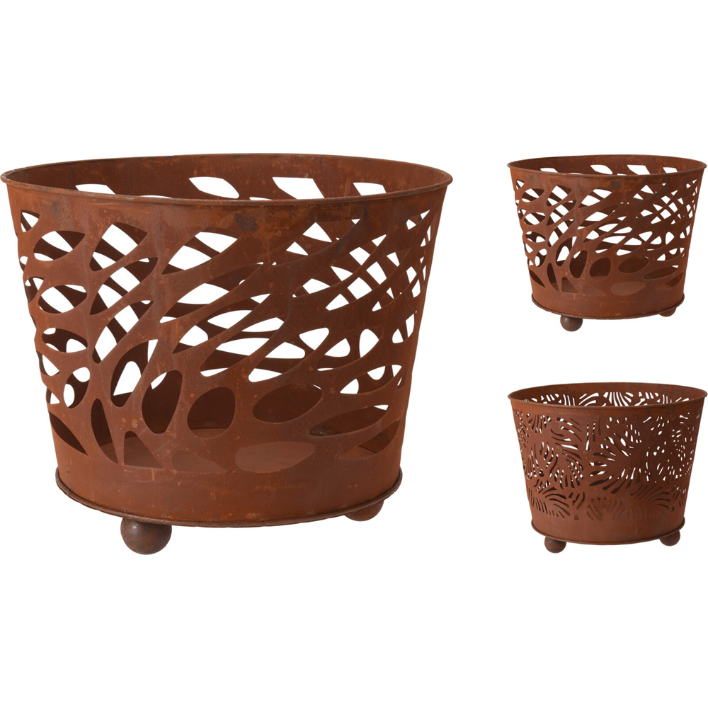 מדורת גן - קערת מדורה 45 ס"מ ממתכת לחימום ובישול בגינה או במרפסת דגם 8000010 – תמונה 2