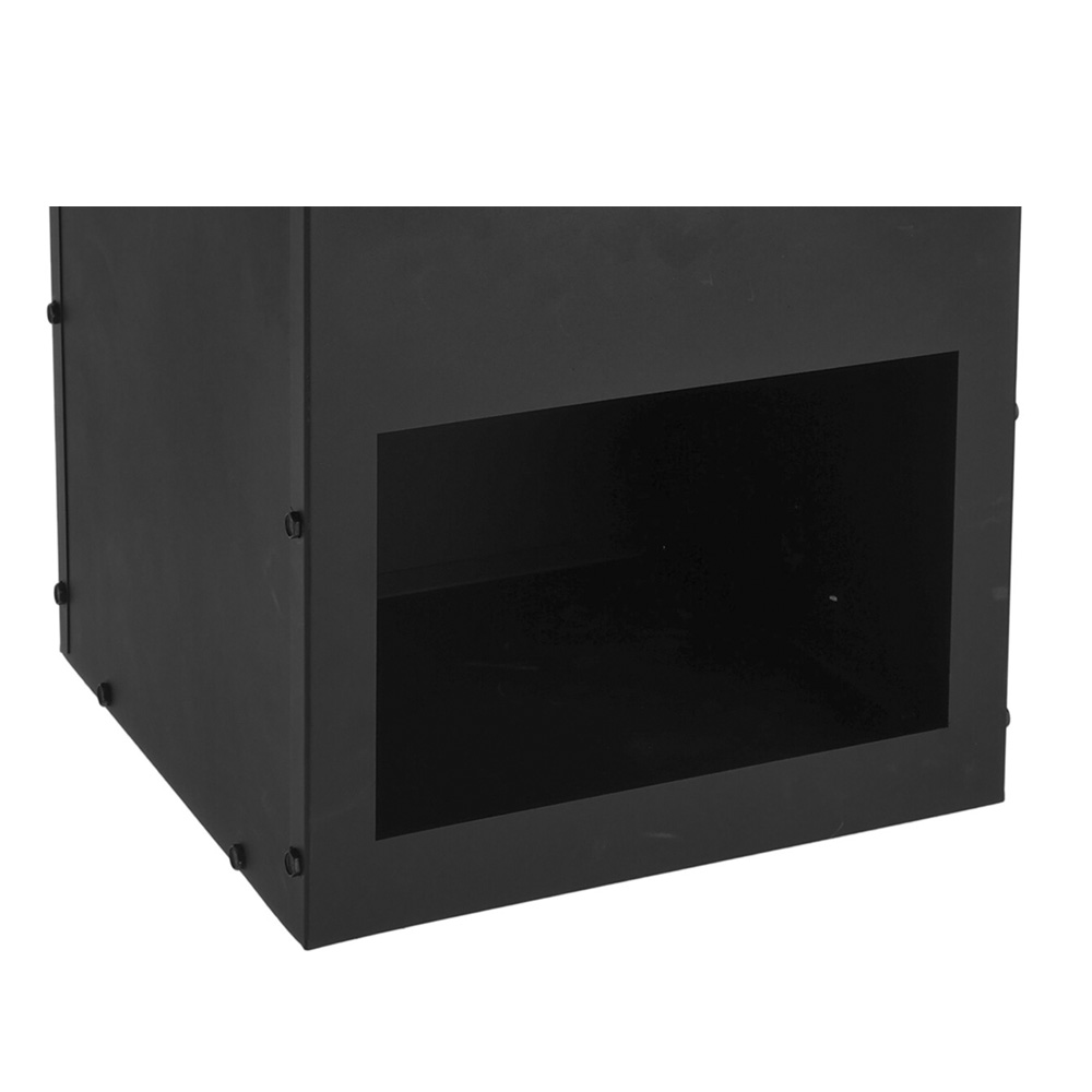 מדורת גן - קערת מדורה 57 ס"מ עם מעמד אחסון ממתכת לחימום ובישול דגם 8000100 – תמונה 4