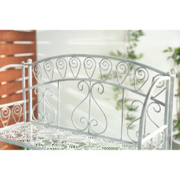 יחידת מדפים – מעמד לעציצים 3 קומות מברזל בעיצוב וינטאג' דגם 9004