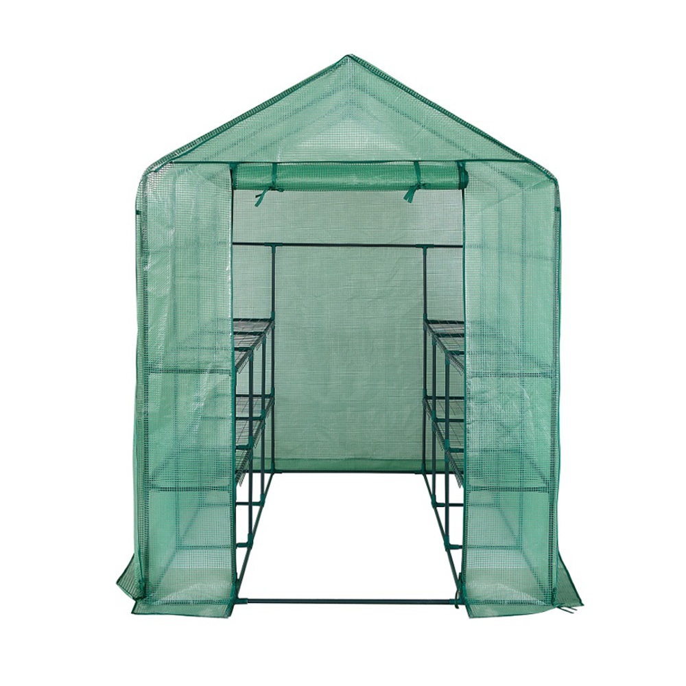 חממה ביתית 143x213 כוללת מדפים וכיסוי דגם 1610 – תמונה 3