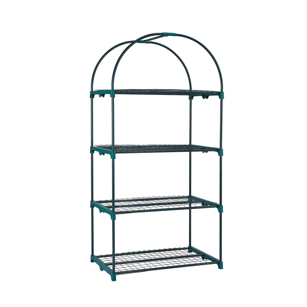 חממה ביתית עומדת 80x160 כוללת מדפים וכיסוי דגם 1612 – תמונה 4