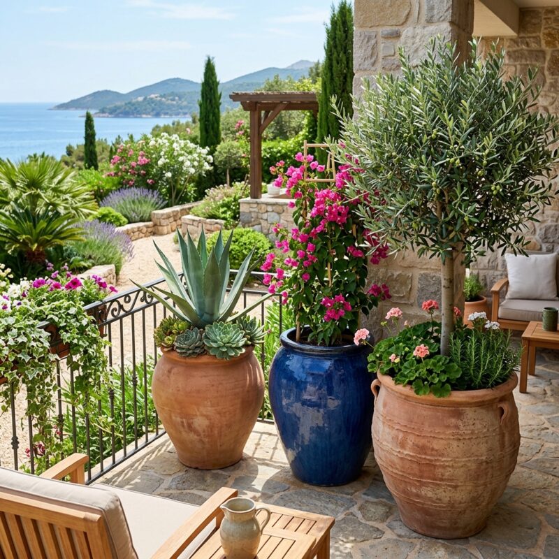 כדים לעציצים גדולים - המחשה לכדים לעציצים גדולים: 5 טיפים לשדרוג המרפ...